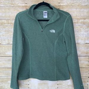 Women’s green fleece north face size small